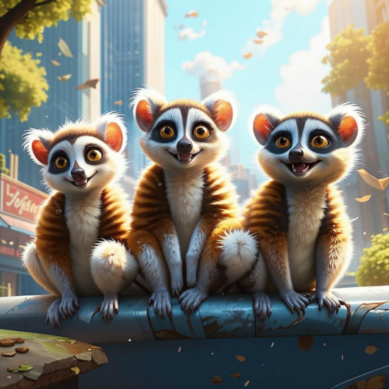 Зоопарктан лемурлар качкан