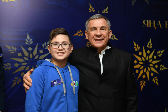 Президент белән яңа ел очрашуы!