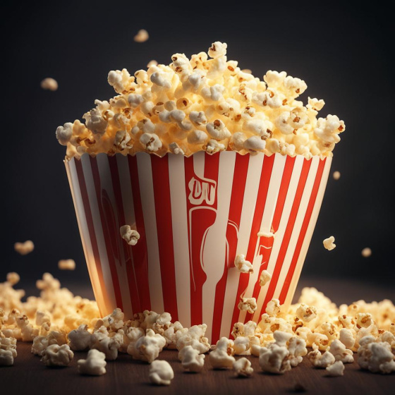 Попкорн ашап, яраткан фильмнар карау өчен мөмкинлек