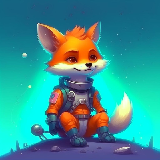 Җирән төлке-космонавт!