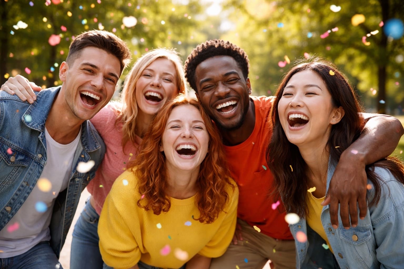 Бүген бер сәбәпсез көләбез!